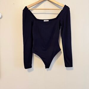 Babaton Black Long Sleeve Bodysuit Size Small